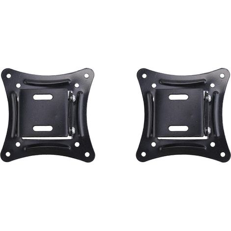 Deux supports muraux universels, compatibles avec les écrans LCD/LED de 14 à 27 pouces, réglables en hauteur, extensibles, conformes à la norme VESA, modèle TV-C12 (1/5)