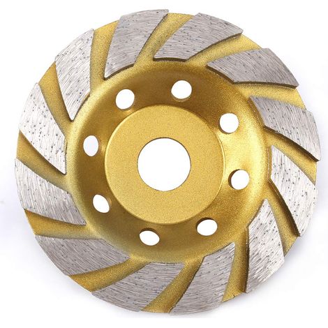 Ulisem Disque Diamant Abrasif  Meule Diamantée 125 x 22,2 mm, Meule Diamantée U (1/5)