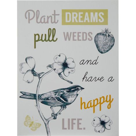 Premier Housewares Artists Garden Wall Plaque (1/5)