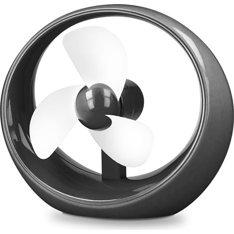 Mini USB Ventilator Cooling Fan Tischventilator Batterie Aufladbar AN / AUS Schalter für Schreibtisch Büro Laptop Computer PC (1/4)