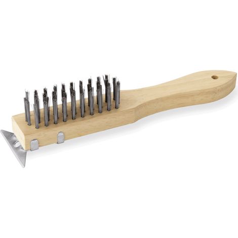 Brosse four pizza avec grattoir 28 cm soies acier 3 cm bois - Was Germany (1/2)