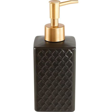 Distributeur de Savon pour Cuisine, Salle de Bain, Pompe en céramique Transparente et Plastique, pour Lave Vaisselle, Savon Liquide (1/5)
