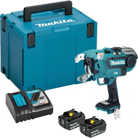 Makita DTR181RFJ 18V LXT Brushless Rebar Tying Tool - 2x 3Ah Batteries, Charger & Makpac 4 Case (1/5)
