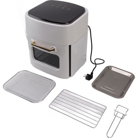 Friteuse sans huile multifonction 15,8L, écran LED, four électrique pour friture, rôtissage, cuisson, prise UE 220V (1/5)