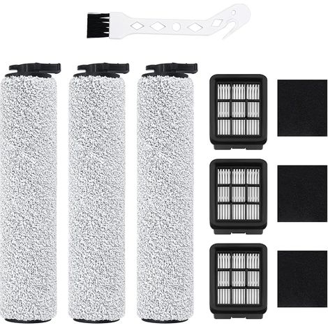 Pour aspirateur eau et poussière sans fil Bissell Crosswave HF3 - Kit de filtres et rouleaux de brosse de qualité supérieure pour performance optimale (1/5)