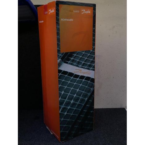 Cable chauffant 820W 75W/m² trame de 11m² (14.7x 0.8m) cable 73,9m Ø 7mm avec liaison froide 4m ECinfraCable 75T DANFOSS