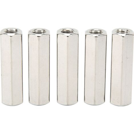 Kit de acoplamiento hexagonal M10, 5 piezas, antirouille, 6 côtés, en acero inoable, para entretener (1/5)