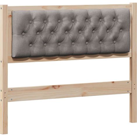 Maison Exclusive - Testiera Altro Marrone e taupe 100 cm Legno di pino massello (1/5)
