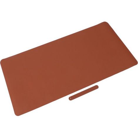 Sous-main De Bureau - Cuir PU - 100 x 50 cm - Imperméable Antidérapant - Pour Bureau Étudiant Coiffeuse Manucure Atelier - 1 Pièce (1/5)