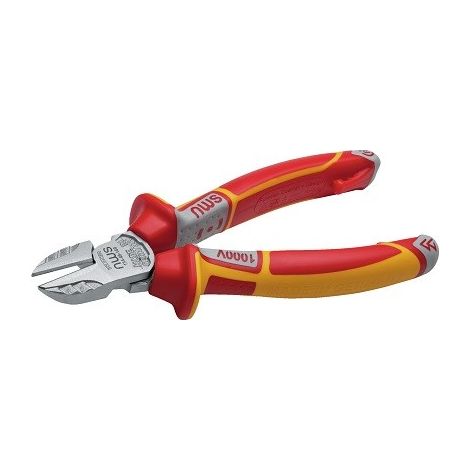 NWS Alicates de corte profesionales rojo amarillo 145 mm