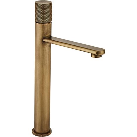 Robinet de lavabo laiton surélevé monotrou eau chaude/froide (1/5)