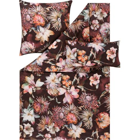 Set di biancheria da letto in raso Estella 7988/405 Jette Mako, 140x200 cm, 3 pezzi. (1/2)