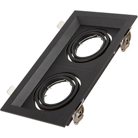 Cadre de finition pour spot encastré LED, compatible avec les boîtiers encastrés. (1/5)