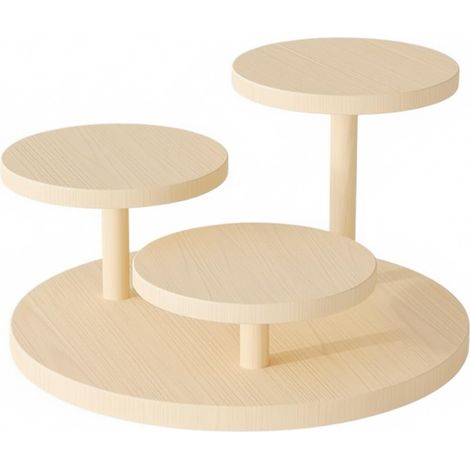 Présentoir en Bois 3 Niveaux pour Bijoux et Décoration (1/5)