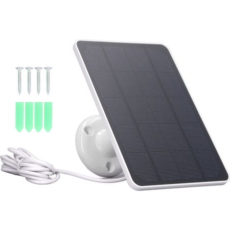 Panneau solaire chargeur de batterie 10 W avec sortie USB-C pour appareils photo et autres appareils électroménagers (1/5)