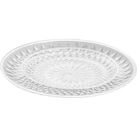 Plateau de Service d'apéritif, Assiette à collation Transparente,Plateaux en Acrylique élégants pour apéritifs Solutions de Service, Plateau de de gâteaux Alimentaires pour Bonbons (1/5)