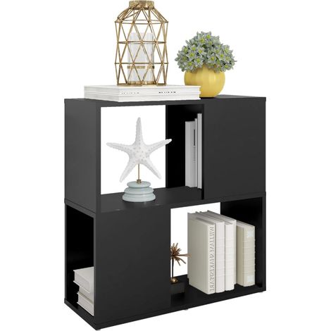 Bibliothèque Noir 60x24x63 (1/5)
