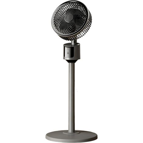 Grande circulation d'air de refroidissement, refroidisseur de pièce sur piédestal robuste, ventilateur de sol oscillant grand angle réglable en hauteur, unité de ventilation personnelle à haute (1/5)