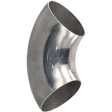 Coude Échappement 90° - 1 Pièce - Acier Inoxydable 304 - Haute Concentricité 60mm - Réparation Auto et Industrie - Diamètre 60 mm (1/5)