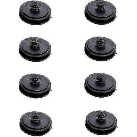 Boucles de fixation antidérapantes universelles pour tapis de voiture - 8 clips de fixation noirs KFWHBYV (1/4)