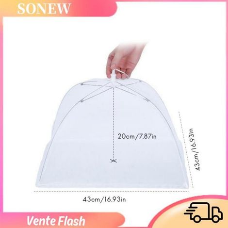 Sonew filet de dôme de tente pliante Couverture alimentaire en pliable, tente pliante, dôme, filet, luminaire lit Comme indiqué (1/5)