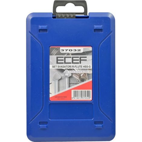 Jeu de fraises coniques pour le métal Ecef HSS-G TeknoXp 6 3-20 5 mm 6 unités