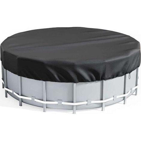 Round Pool Cover for Dogs, Pool Cover for Babies – Dust and UV Protection for Outdoor Use on Balconies, Gardens and Parks, for Adults and Children (182x20cm) (1/4)