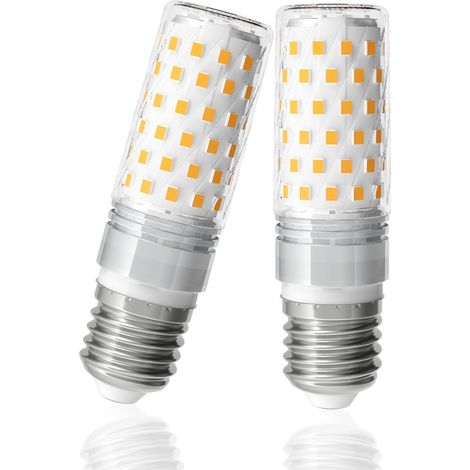 Ampoule E27 Maïs 10W = 130W 1510LM Blanc Chaud 3000K Lot de 2 Ampoule LED E27, Ampoule LED Gros Culot à Vis pour Lustre, AC 220-240V, Non Dimmable, Sans Scintillement, CRI 85 (1/5)