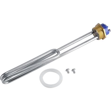 Élément chauffant pour chauffe-eau 3 kW 220 V, tête filetée en cuivre de 1 pouce (32 mm), haute performance, durable, conception résistante à la corrosion, installation facile, convient aux systèmes d (1/5)