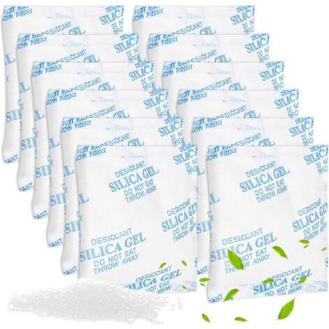 12 PièCes Sachet DéShydratant, Sachet Deshumidificateur, Non-Tissé Sachet Anti Humidité Gel De Silice, pour Distributeur Automatique de Nourriture pour Chat, Nourriture des Chats Et des Chiens (1/5)