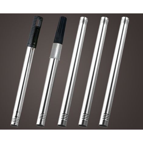 Poteau d'extension télescopique pour rouleau de peinture - En acier inoxydable - Léger et durable - Pour peinture et nettoyage des fenêtres - 1,5 m (1/4)