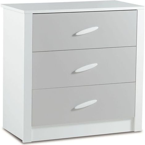 Commode gris 85x84x42cm