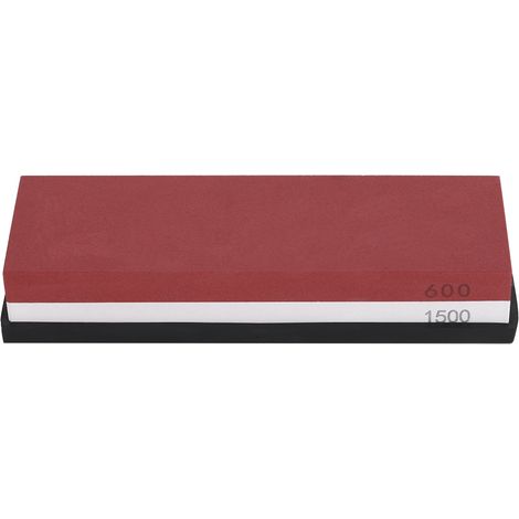 Whetstone - 600 et 1500 - Aiguisoir Double Face pour Couteaux de Cuisine - Base Antidérapante en Silicone - 1 Pièce (1/5)