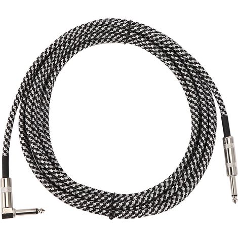 Câble Guitare Basse Effet Enceinte Connexion Audio Filaire 6m Instrument Musique Électrique Accessoire