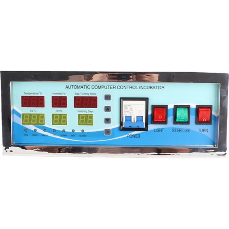 Incubateur automatique pour œufs de volaille XM-18G avec capteur de température et d'humidité (poulets, oies, canards) - 220 V (1/5)