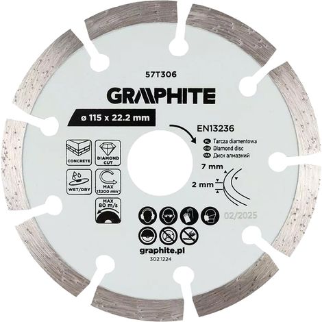 DISCO DIAMANTATO ø 115 mm - foro 22,2 mm ø 115 mm - foro 22,2 mm
