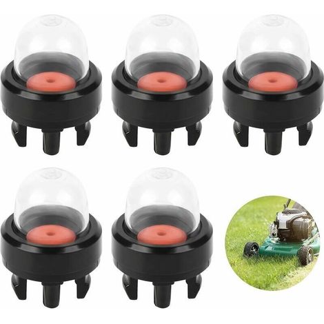 General Snap-in Primer Fuel Bulb 5pcs Bulle d'huile de carburateur, ampoule d'amorçage de rechange pour Stihl Weed Eater McCulloch Ryobi Echo (3200, 3210)