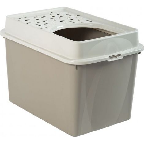 Arenero Rotho BERTY con entrada superior, color capuchino.