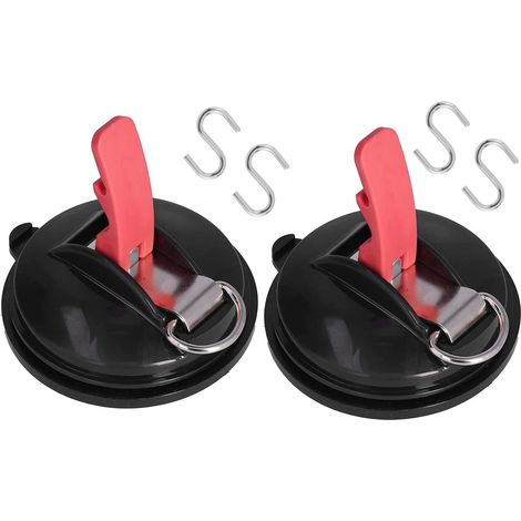 Ganci a ventosa resistenti per ghirlande, indispensabili per il campeggio in auto, ancoraggi a ventosa senza foratura per finestrini di auto e barche, ganci a ventosa rimovibili per ghirlande pasquali (1/5)