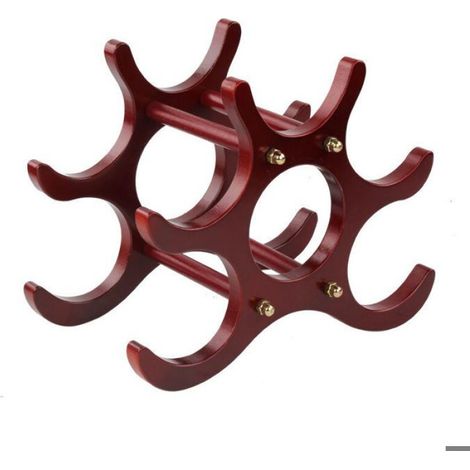 Casier À Vin En Bois Massif, Étagère À Vin Rouge, Présentoir À Vin, Casier À Vin Créatif, Décoration De Casier À Vin De Style Eu (1/5)