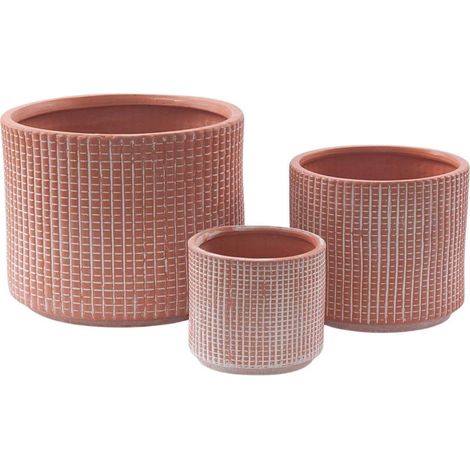Portavaso in terracotta, Ø29x23 cm