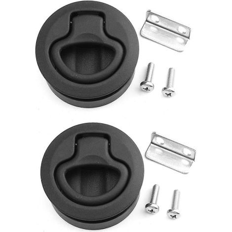 10 loquets à fermeture rapide pour trappe, loquet à tirer rond de 1/2 pouce, remplacement pour porte M1-63, camping-car, bateau (1/5)