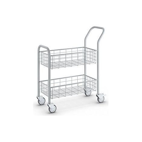eurokraft pro Carrello di distribuzione posta 2 superfici di