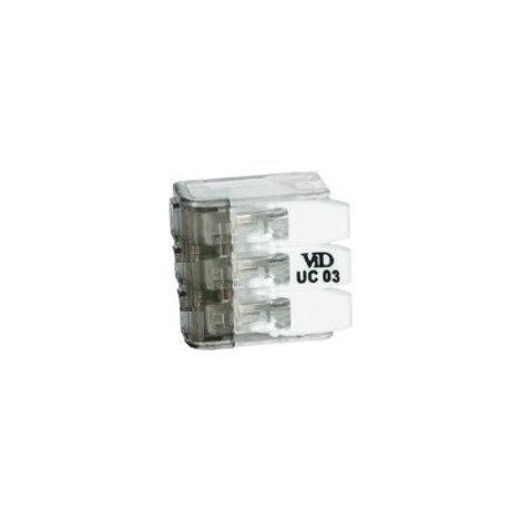 Connecteur auto à levier (sachet de 10) pour connexion de 3 fils souple ou rigide 2.5mm² SIB ADR P07313