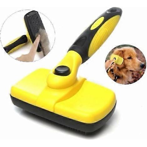 Doodle Brush Slicker for Dogs - Self Cleaning Dog Brush Poodles, Goldendoodle Grooming Kit with Detangler Comb Anti-slip (1/5)