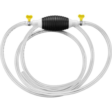 Poire D\'Amorcage Pompe de Siphon à Main 3m Pompe Tuyau D'aspiration pour Véhicule Aspiration Eau Carburant Diesel (1/5)