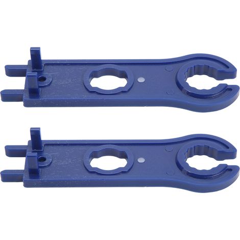 Clé à molette pour connecteurs solaires, légère et robuste, 1 paire, outil pratique pour câbles photovoltaïques, serrage facile des fiches MC4. (1/5)