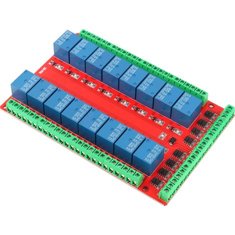 Schnittstellenplatine für isoliertes 16-Kanal-Relaismodul, High/Low-Triggerung (5 V DC) (1/5)