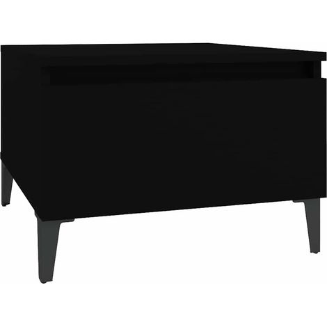 Maison Exclusive - Tavolino Nero 50x46x35 cm in Legno Multistrato