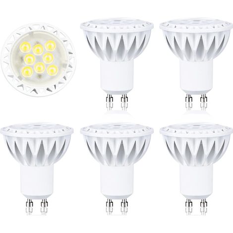 Filiyano-Spot LED GU10 à intensité variable 50 W transparent, lot de 6 (blanc froid) [Classe énergétique F] (1/5)